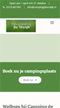 Mobile Screenshot of campingdevrolijk.nl