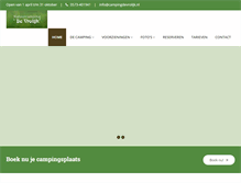 Tablet Screenshot of campingdevrolijk.nl